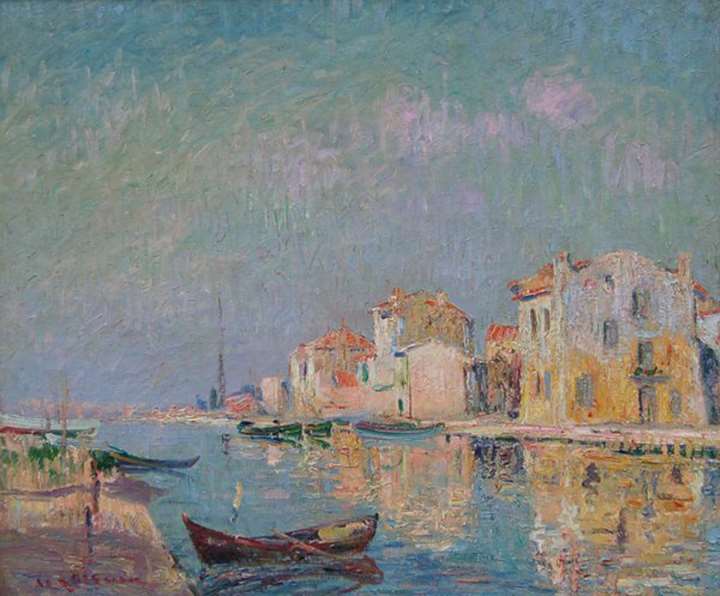 Barques dans le port de Martigues